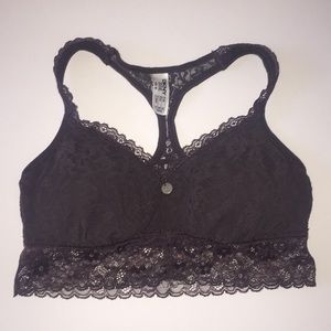 Padded Racerback DKNY Bralette Sz M Brown